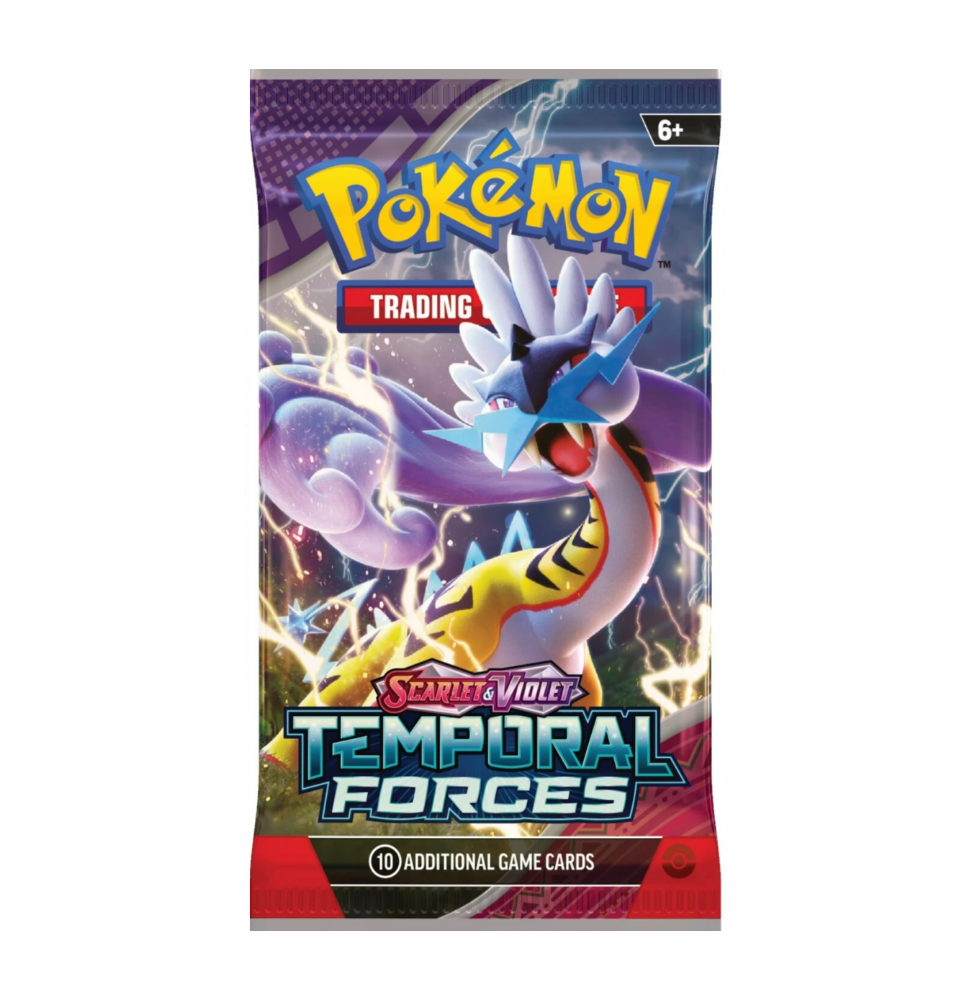 Karetní hra Pokémon TCG: Scarlet & Violet Temporal Forces - Booster (10 karet)