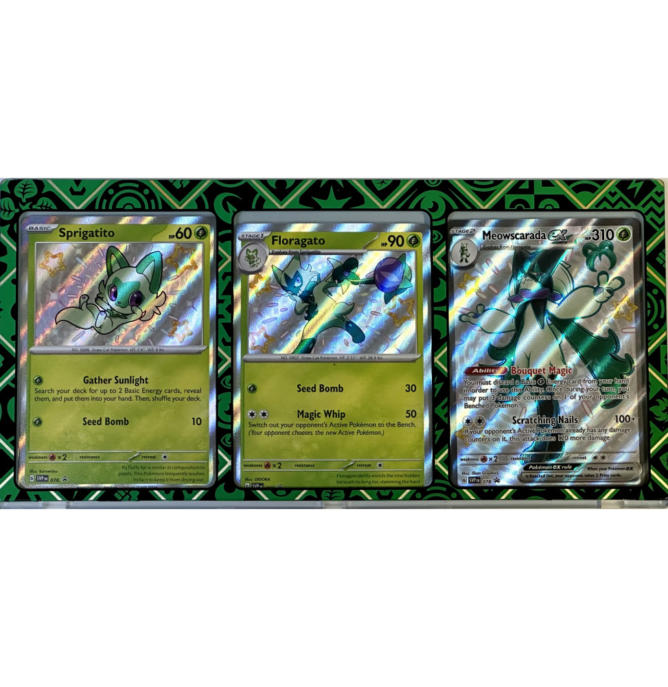 Magnetický stojánek na karty včetně promo karet - Zelený