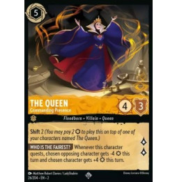 The Queen - Commanding Presence 26 - unfoil - Rise of the Floodborn