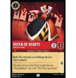 Queen of Hearts - Impulsive Ruler 119 - unfoil - Rise of the Floodborn