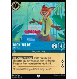 Nick Wilde - Wily Fox 154 - unfoil - Rise of the Floodborn