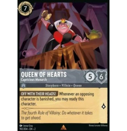 Queen of Hearts - Capricious Monarch 192 - unfoil - Rise of the Floodborn