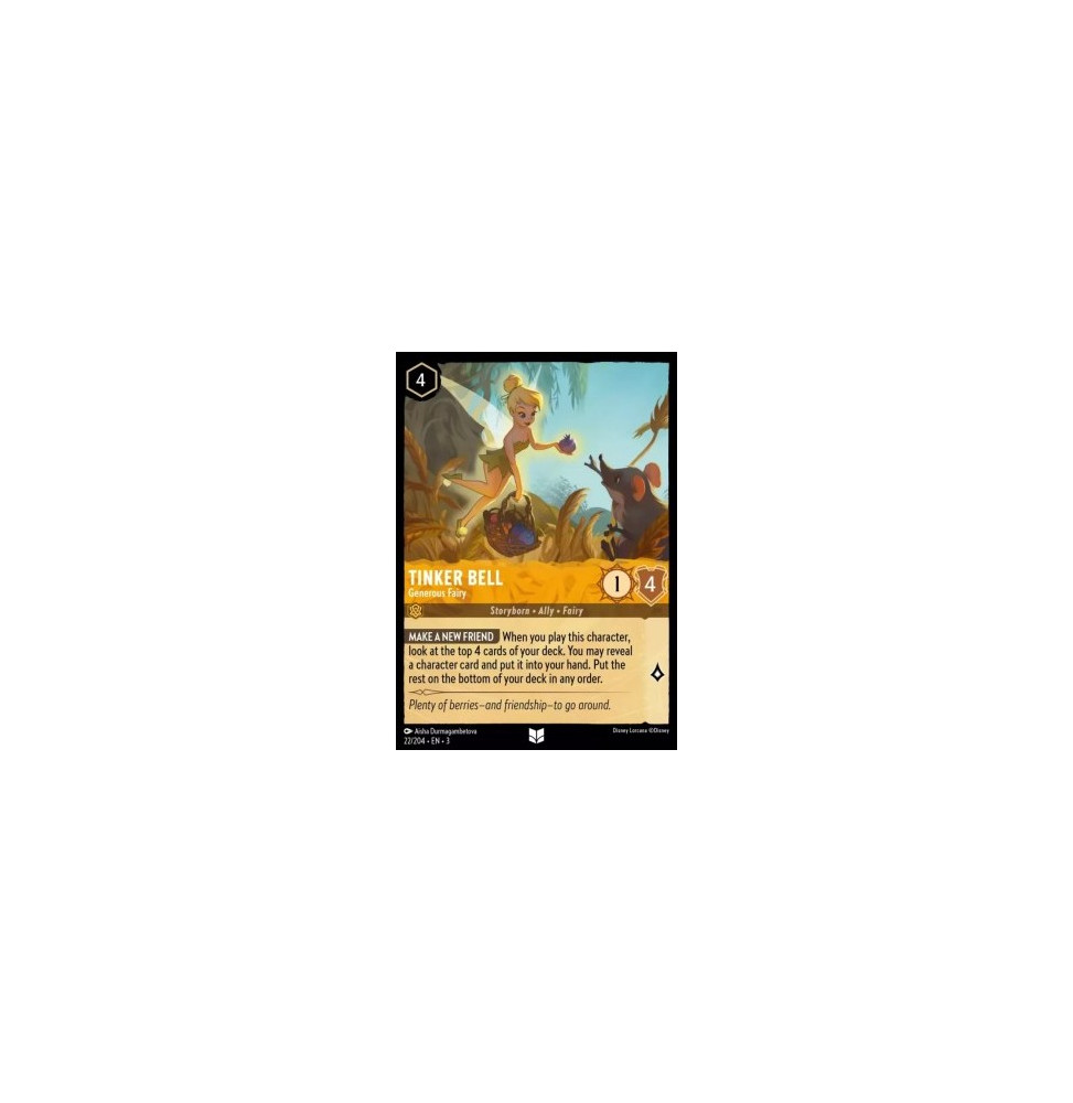 Tinker Bell - Generous Fairy 22 - foil - Into the Inklands