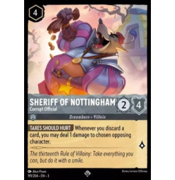 Sheriff of Nottingham - Corrupt Official 191 - unfoil - Into the Inklands