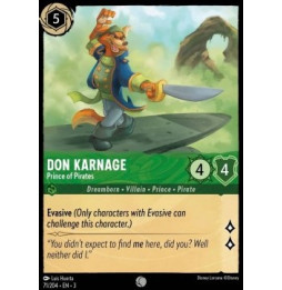Don Karnage - Prince of Pirates 71 - foil - Into the Inklands