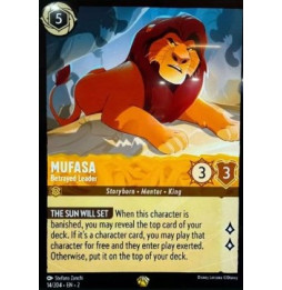 Mufasa - Betrayed Leader 14 - unfoil - Rise of the Floodborn
