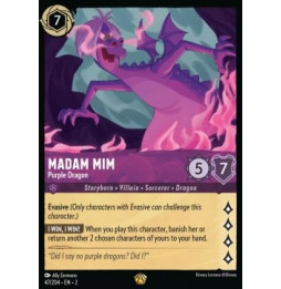 Madam Mim - Purple Dragon (V.1) 47 - unfoil - Rise of the Floodborn