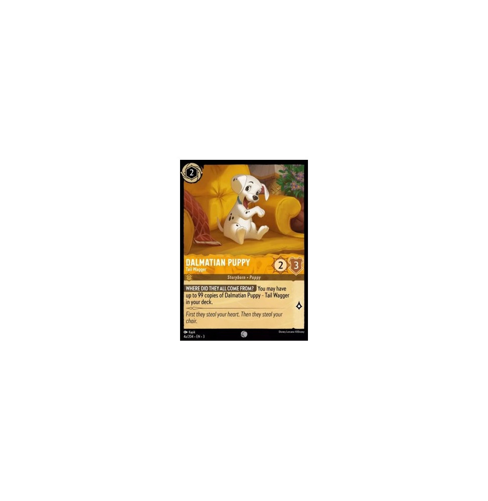 Dalmatian Puppy - Tail Wagger (V.1) 4a - unfoil - Into the Inklands
