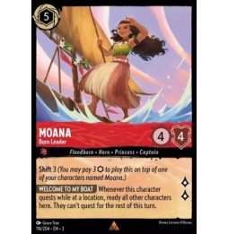 Moana - Born Leader 116 - unfoil - Into the Inklands