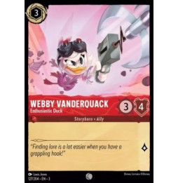 Webby Vanderquack - Enthusiastic Duck 127 - foil - Into the Inklands