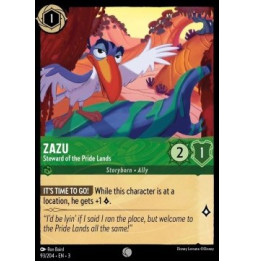 Zazu - Steward of the Pride Lands 93 - foil - Into the Inklands