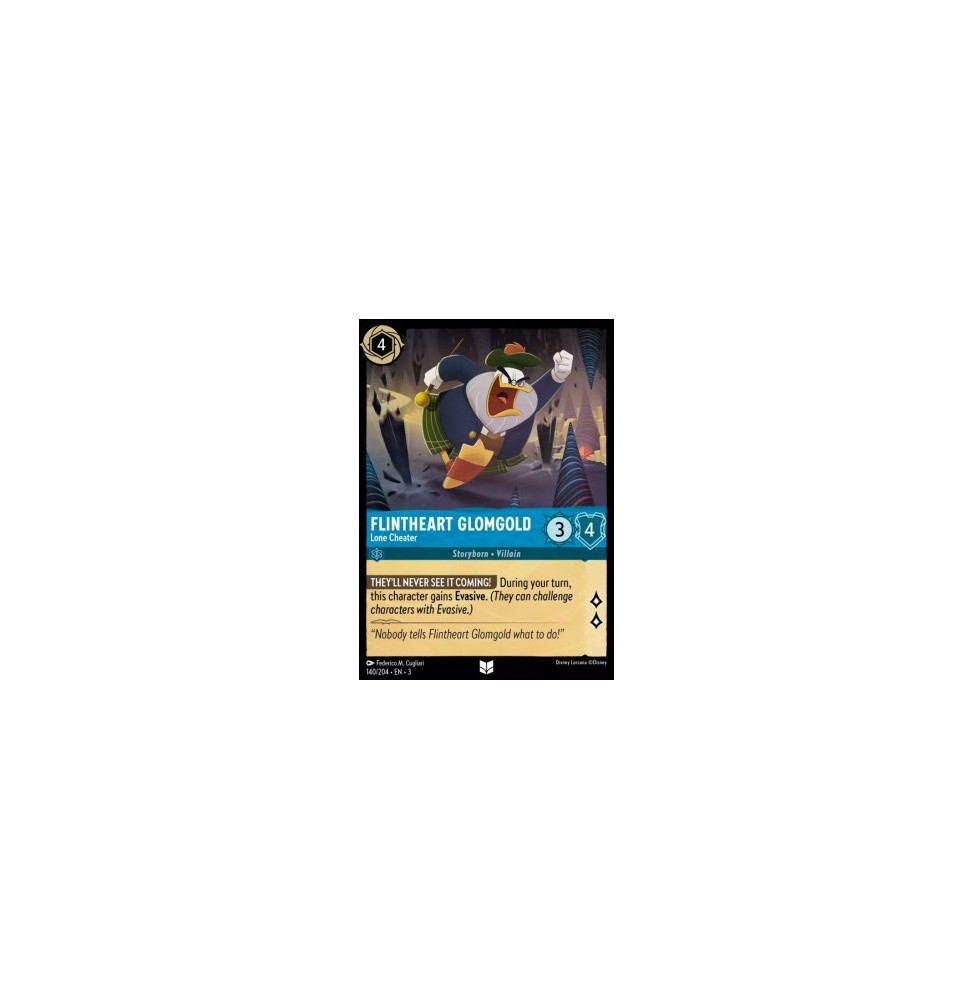 Flintheart Glomgold - Lone Cheater 140 - foil - Into the Inklands