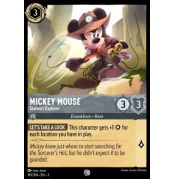 Mickey Mouse - Stalwart Explorer 181 - unfoil - Into the Inklands