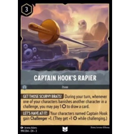 Captain Hook's Rapier 199 - foil - Into the Inklands