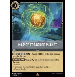 Map of Treasure Planet 201 - unfoil - Into the Inklands