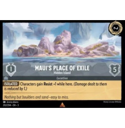 Maui's Place of Exile - Hidden 202 - unfoil - Island Into the Inklands