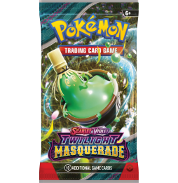 Karetní hra Pokémon TCG: Scarlet & Violet Twilight Masquerade - Booster (10 karet) (Předobjednávka 24.5.2024)