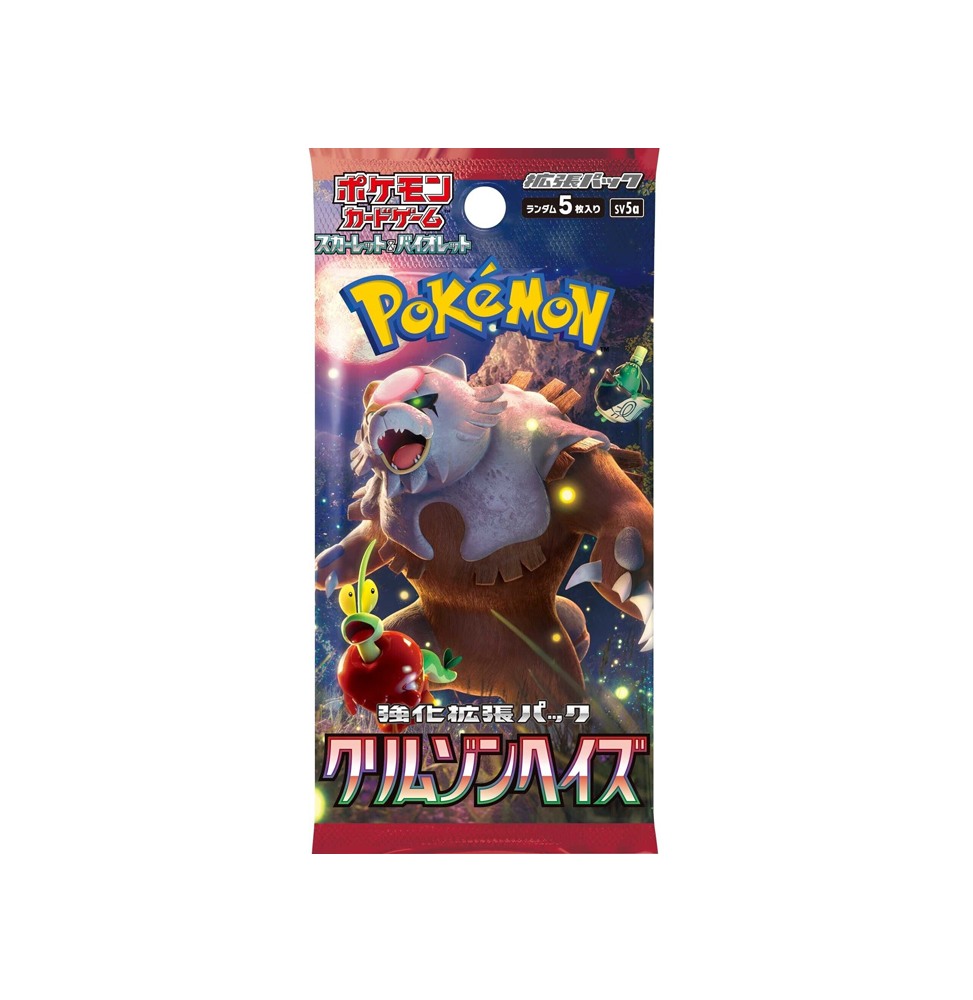 Karetní hra Pokémon TCG: Crimson Haze Booster - japonský